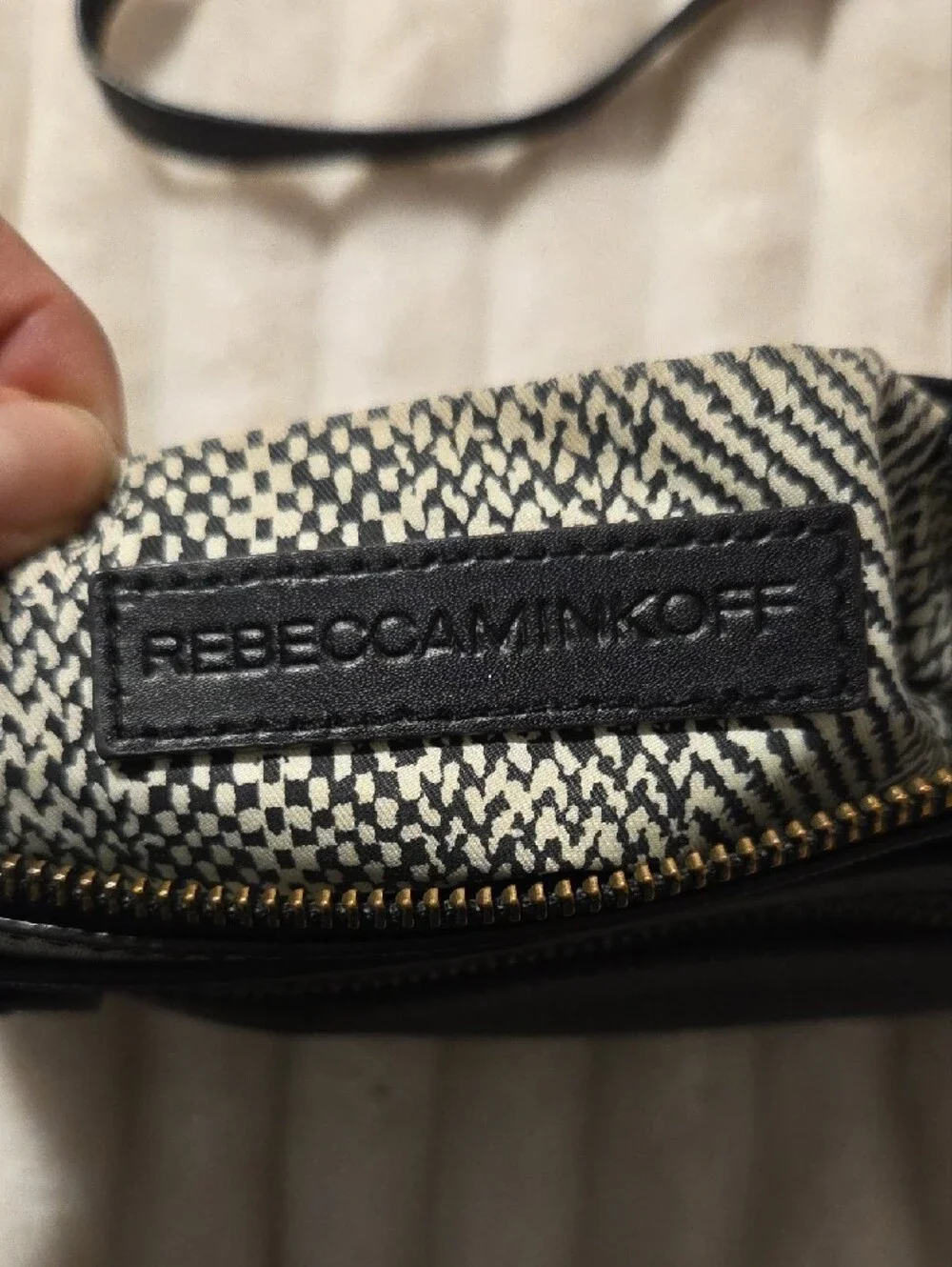 Rebecca Minkoff Black Shoulder Bag with Chain Strap